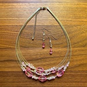Pink necklace